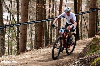 Sina van Thiel auf dem Weg zum dritten Platz
