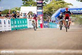 Packendes Sprintfinish im Rennen der U23 in Cairns