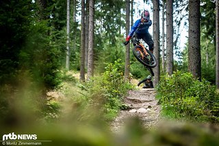 Nick ist seit einigen Jahren ein fester Bestandteil des Hibike Gravity Teams, das bei Enduro- und Downhill-Rennen oft vertreten ist