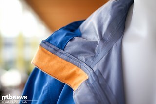 Saubere Verarbeitung und getapete Nähte an der Shelter Jacke