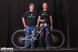 Eine besondere Kooperation sind Matthias von Reichmann Engineering und MEB Carbon eingegangen – heraus kam dieses Bike.