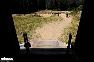 Der Blick aus dem Starthäuschen ist seit Jahren unverändert Der Blick aus dem Starthäuschen ist seit Jahren unverändert