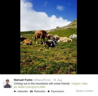 Manuel Fumic macht vor dem Weltcupfinale einen lockeren Eindruck.
