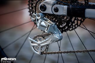 Das Parallelogramm des Vivo Enduro Derailleurs ist auch spielfrei gelagert.