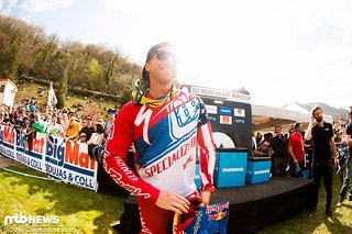 Aaron Gwin dominierte letztes Jahr in Lourdes scheinbar nach belieben Aaron Gwin dominierte letztes Jahr in Lourdes scheinbar nach belieben