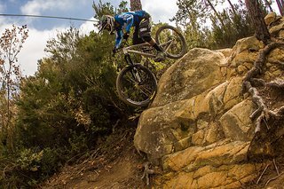 Sam Hill, aktuell Führender in der Enduro World Series, ist auf dem Mega wohl nicht umsonst so schnell unterwegs Sam Hill, aktuell Führender in der Enduro World Series, ist auf dem Mega wohl nicht umsonst so schnell unterwegs