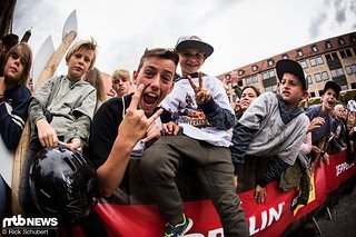 Die Fans waren total aus dem Häuschen
