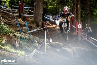 Antoine Pierron ist der jüngste der 3 Pierron-Brüder, die alle ziemlich weit vorne im World Cup dabei sind