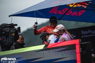 Nach einem Sturz ihrer Kontrahentin aus Österreich war aber klar: Diesen World Cup wird Eleonora Farina gewinnen!