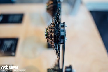 Die sieben kleineren Ritzel sind aus Stahl gefräst, die vier großen Ritzel hingegen aus Aluminium Die sieben kleineren Ritzel sind aus Stahl gefräst, die vier großen Ritzel hingegen aus Aluminium