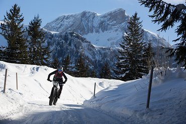 Neben normalbereiften Bikes gab es auch dieses Jahr viele Fatbikes zu sehen Neben normalbereiften Bikes gab es auch dieses Jahr viele Fatbikes zu sehen