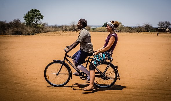 Das Buffalo Bike verfügt über einen robusten Gepäckträger Das Buffalo Bike verfügt über einen robusten Gepäckträger