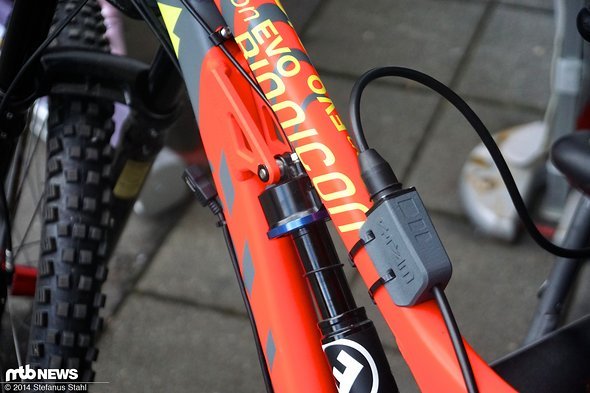 Um das Fahrverhalten des Bikes möglichst wenig zu beeinflussen Um das Fahrverhalten des Bikes möglichst wenig zu beeinflussen