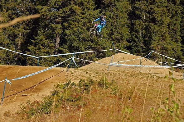 Als amtierende Norwegische Meisterin an der WM im Heimatland zu starten kommt nicht alle Tage vor, Anita in Hafjell Als amtierende Norwegische Meisterin an der WM im Heimatland zu starten kommt nicht alle Tage vor, Anita in Hafjell