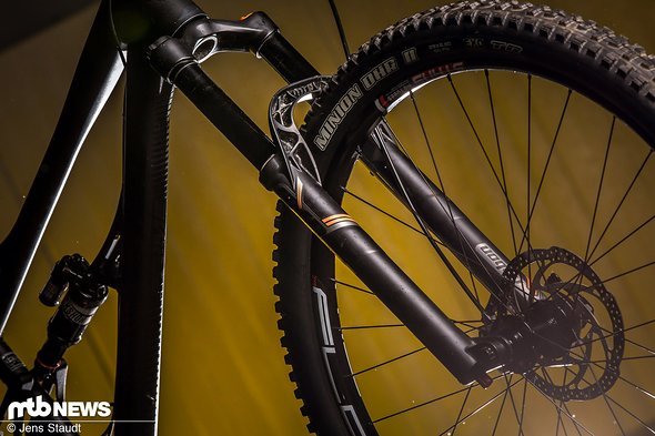 Federwege von 140 bis 160 mm können im Prime gefahren werden Federwege von 140 bis 160 mm können im Prime gefahren werden