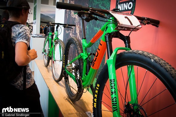 Gestern noch auf dem obersten Weltcuppodest, heuer schon auf der Eurobike Gestern noch auf dem obersten Weltcuppodest, heuer schon auf der Eurobike