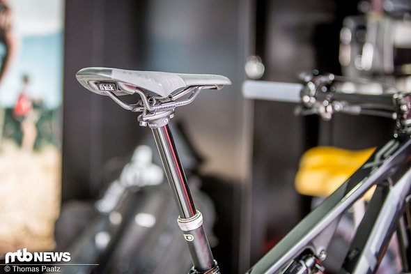 Die absenkbare Sattelstütze aus dem Hause Crankbrothers soll die Trailtauglichkeit des Bikes erhöhen Die absenkbare Sattelstütze aus dem Hause Crankbrothers soll die Trailtauglichkeit des Bikes erhöhen