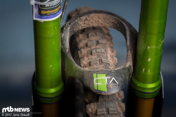 Die Carbon Torsion Arch – kurz CTA – soll die Steifigkeit um 25 % erhöhen Die Carbon Torsion Arch – kurz CTA – soll die Steifigkeit um 25 % erhöhen