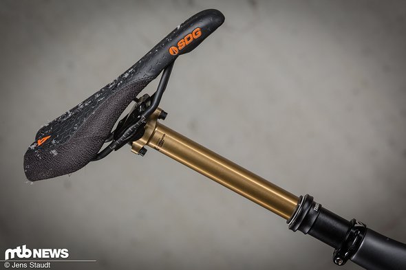 150 mm Verstellweg sind für große Fahrer möglicherweise etwas wenig 150 mm Verstellweg sind für große Fahrer möglicherweise etwas wenig