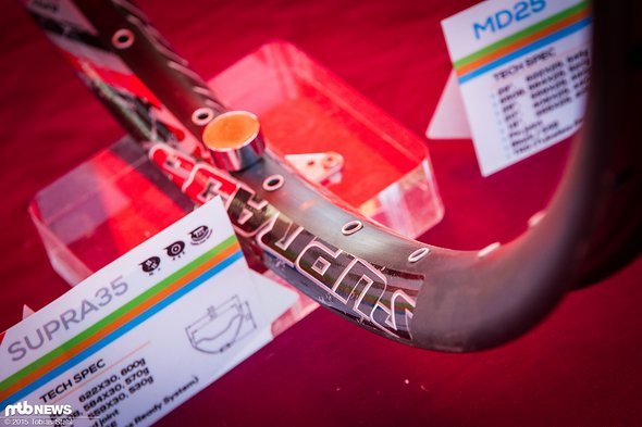 Die Innenbreite misst 30 mm, womit die Felge gut geeignet für normale Mountainbike-Reifen sein sollte Die Innenbreite misst 30 mm, womit die Felge gut geeignet für normale Mountainbike-Reifen sein sollte