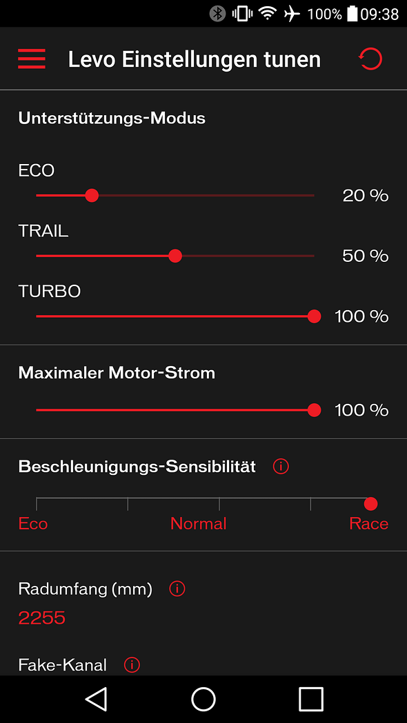 Die App bietet enorm viele Einstellungsmöglichkeiten. Die App bietet enorm viele Einstellungsmöglichkeiten.