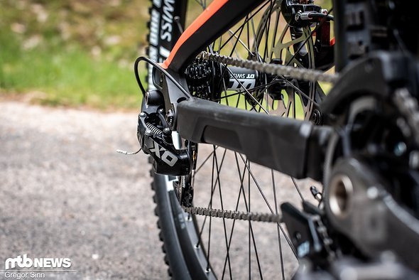 Fast jedes moderne Downhill-Bike setzt auf den SRAM DH-Antrieb Fast jedes moderne Downhill-Bike setzt auf den SRAM DH-Antrieb