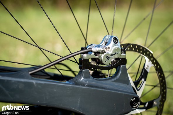Die TRP G-Spec DH-Bremse machte während unseres Tests keinerlei Probleme Die TRP G-Spec DH-Bremse machte während unseres Tests keinerlei Probleme
