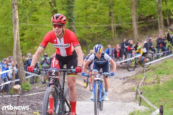 Der Diesel von Annika Langvad fand im Short Race noch nicht ganz den Turbo wie im letzten Jahr. Der Diesel von Annika Langvad fand im Short Race noch nicht ganz den Turbo wie im letzten Jahr.