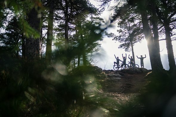 In Laggan erwartet uns ein echt schottisches Trailcenter. In Laggan erwartet uns ein echt schottisches Trailcenter.