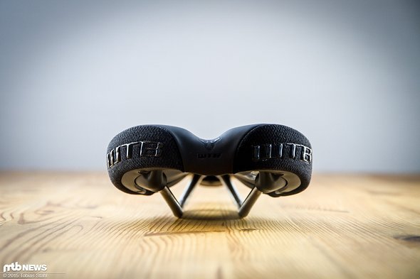 Das hohe Hinterteil des Sattels ist charakteristisch für WTB Sättel Das hohe Hinterteil des Sattels ist charakteristisch für WTB Sättel