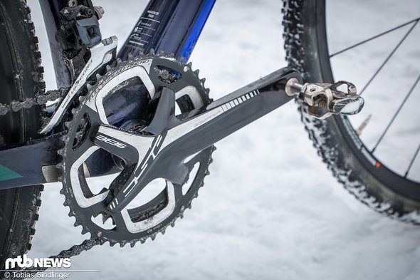 Einzig die Kurbel unterscheidet sich im Vergleich zum Gravelbike Silex Einzig die Kurbel unterscheidet sich im Vergleich zum Gravelbike Silex