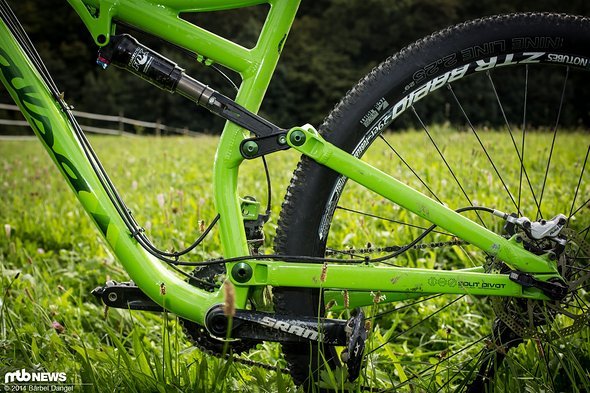 Split Pivot findet sich mittlerweile an vielen Bikes Split Pivot findet sich mittlerweile an vielen Bikes