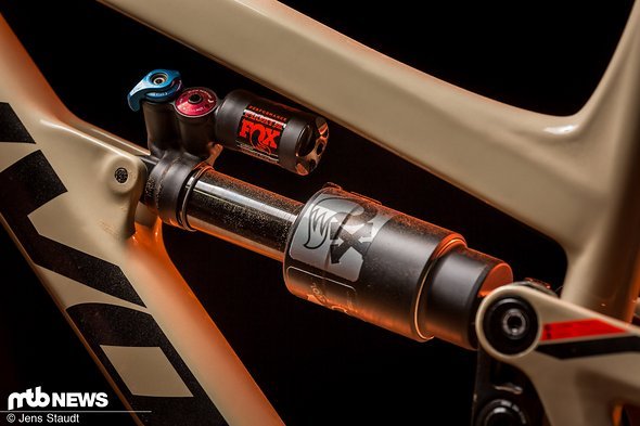 Der neueste Fox Float X2 kommt zum Einsatz Der neueste Fox Float X2 kommt zum Einsatz
