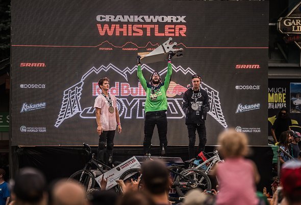 Bisheriges Highlight für Erik Fedko – auf dem Podium mit Nicholi Rogatkin, Brett Rheeder in Whistler Bisheriges Highlight für Erik Fedko – auf dem Podium mit Nicholi Rogatkin, Brett Rheeder in Whistler