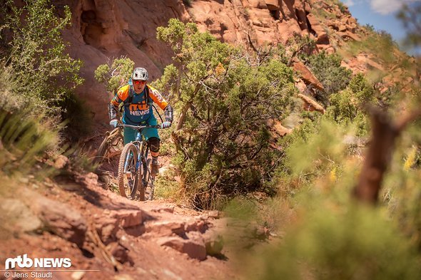 It's never downhill in Moab It's never downhill in Moab