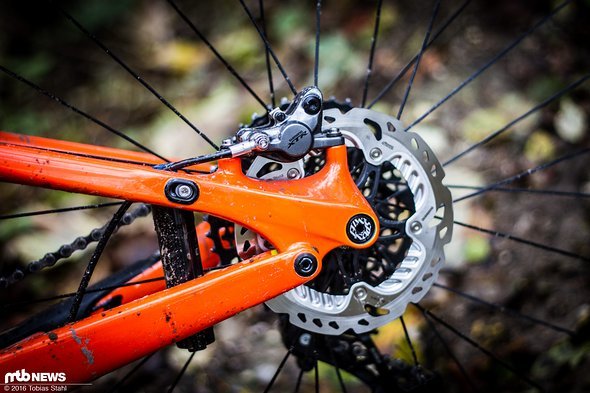 Das Ergebnis aus dem Scheibenvergleich: Mit den größeren Scheiben hält die XTR Race wesentlich besser durch und zeigt sich bei der großen 203 mm Scheibe sehr standfest Das Ergebnis aus dem Scheibenvergleich: Mit den größeren Scheiben hält die XTR Race wesentlich besser durch und zeigt sich bei der großen 203 mm Scheibe sehr standfest
