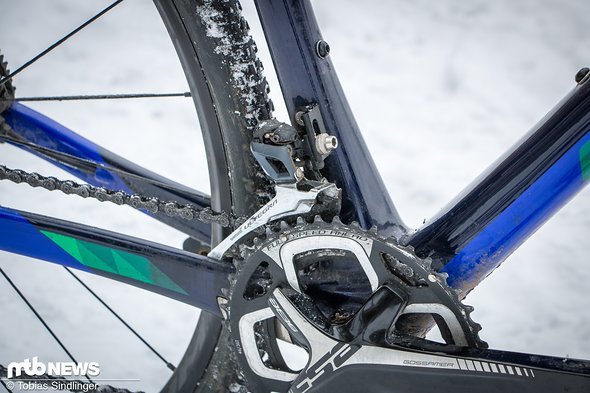 Beim Mission CX 7000 setzt Merida auf zwei Kettenblätter Beim Mission CX 7000 setzt Merida auf zwei Kettenblätter