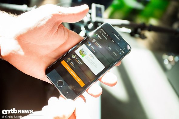 Mit dem E-Bike-System wird auch eine App gelauncht Mit dem E-Bike-System wird auch eine App gelauncht