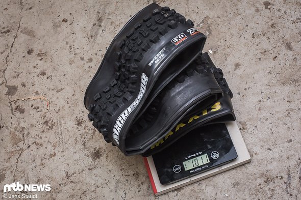 1013 g bringt der Maxxis Aggressor in 29 x 2,5" Wide Trail auf Waage 1013 g bringt der Maxxis Aggressor in 29 x 2,5" Wide Trail auf Waage