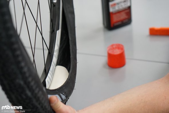 Tubeless-Aufbau Tubeless-Aufbau