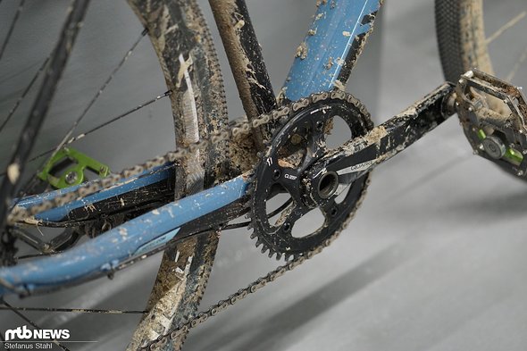 1X11 funktioniert am Mountainbike 1X11 funktioniert am Mountainbike