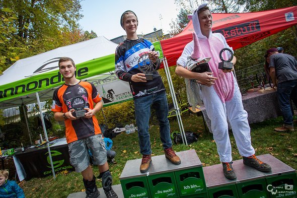 Die Up & Down Wertung der Junioren: 3. Samuel Grusezezack, 2. Paul Köhler, 1. Frederik Buch Die Up & Down Wertung der Junioren: 3. Samuel Grusezezack, 2. Paul Köhler, 1. Frederik Buch