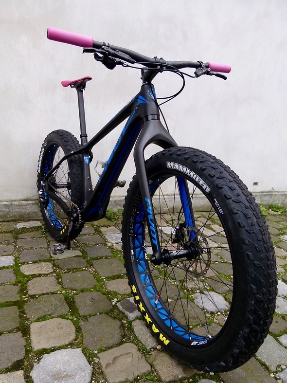 Der Maxxis Mammoth neigt zu Selfsteering und ist in Verbindung des original montierten 90mm Vorbau eine fahrerische Herausforderung. Der Maxxis Mammoth neigt zu Selfsteering und ist in Verbindung des original montierten 90mm Vorbau eine fahrerische Herausforderung.