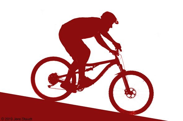 Ein längeres Bike ermöglicht eine ausgewogene Lastverteilung Ein längeres Bike ermöglicht eine ausgewogene Lastverteilung