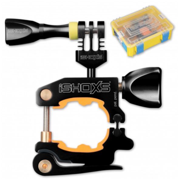 Neben der GearBoxx gibt es auch eine ProBoxx mit nochmals umfangreicheren Zubehör für den ProMount von iSHOXS Neben der GearBoxx gibt es auch eine ProBoxx mit nochmals umfangreicheren Zubehör für den ProMount von iSHOXS