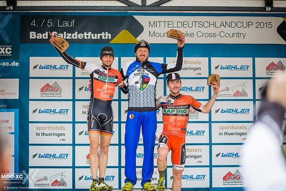 Das Podium Elite: 1. Christopher Maletz - Fujibikes Rockets, 2. Markus Werner - Focus Rapiro, 3. Felix Fritzsch - Focus Rapiro Das Podium Elite: 1. Christopher Maletz - Fujibikes Rockets, 2. Markus Werner - Focus Rapiro, 3. Felix Fritzsch - Focus Rapiro