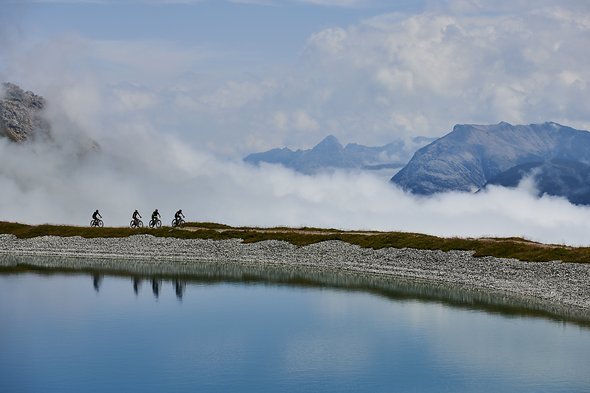 Es macht mächtig Spaß in Graubünden die Trails zu rocken!
