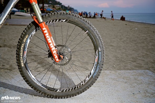 Alle Bikes wurden mit identischen Schwalbe Reifen aufgebaut Alle Bikes wurden mit identischen Schwalbe Reifen aufgebaut