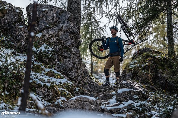 Für mich ein solider hoher Mountainbike-Schuh Für mich ein solider hoher Mountainbike-Schuh