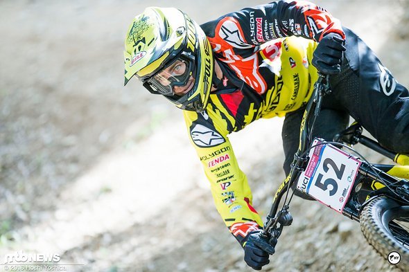 Mick Hannah hat extra den Weltcup in Val di Sole ausgelassen, um sich auf das Rennen in seiner Heimatstadt vorzubereiten Mick Hannah hat extra den Weltcup in Val di Sole ausgelassen, um sich auf das Rennen in seiner Heimatstadt vorzubereiten